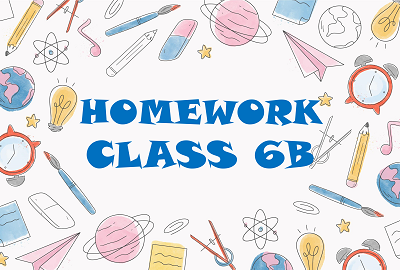 THỨ TƯ NGÀY 25/03/2026 - BTVN 6B